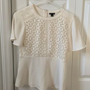 Ann Taylor white blouse